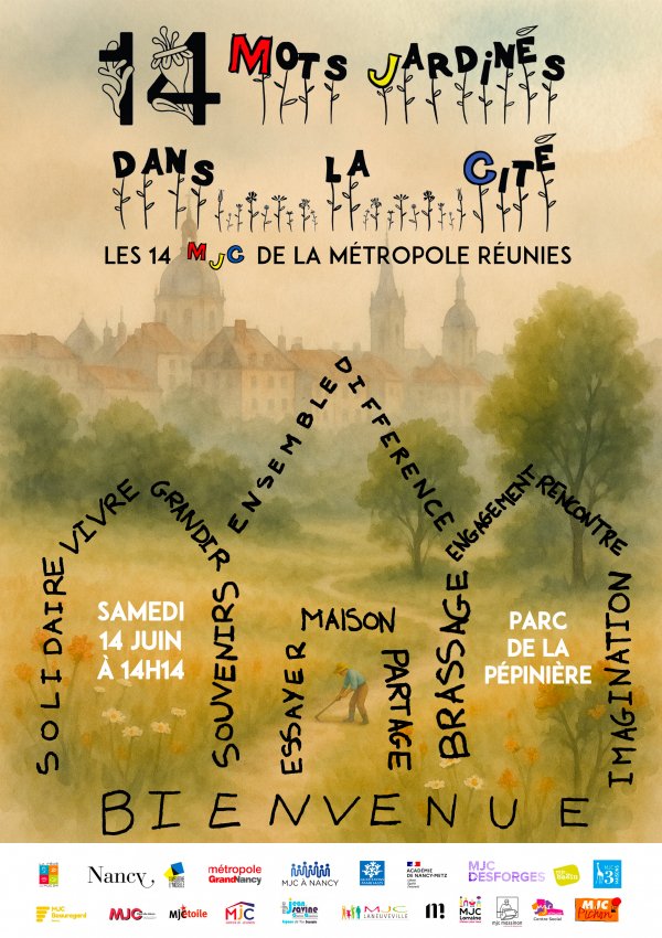 Les 14 Mots Jardinés dans la Cité