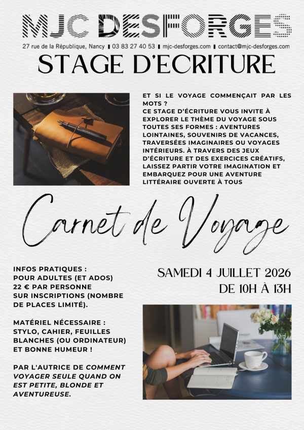 Stage Ecriture
