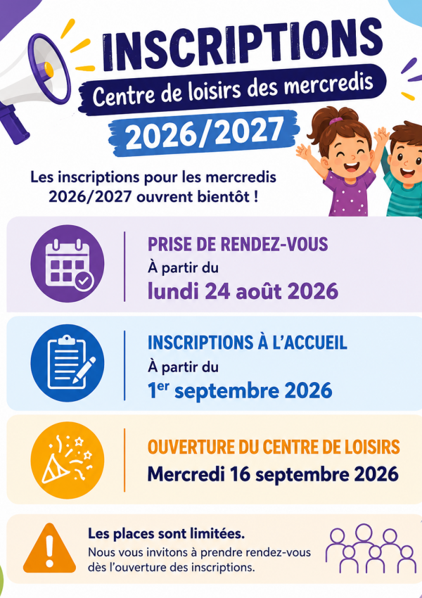 Les mercredis 2026/2027