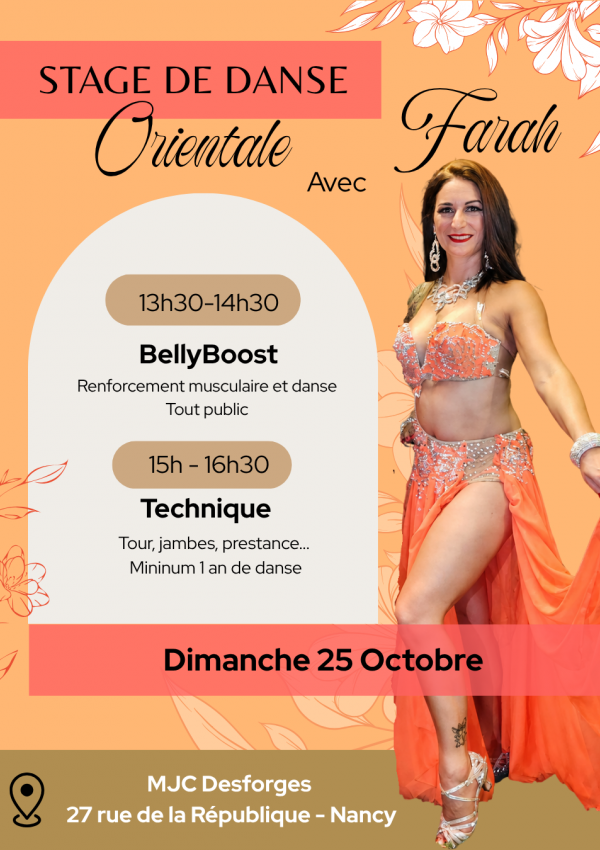 Stage danse orientale